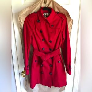 Burberry Trench Coat Red size 04